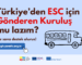 esc gönderen kuruluş